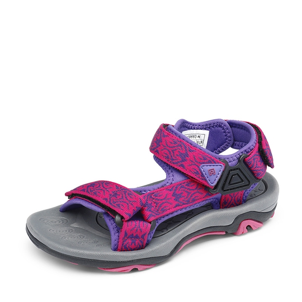 Boys and Girls Strap Sports Sandals - FUCHSIA PURPLE -  0
